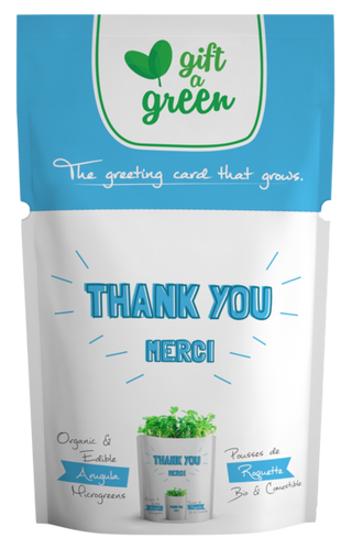 Gift a Green – Thank You - Arugula Microgreens