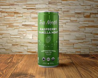 Tea North® - Raspberry Vanilla Mint - Green Iced Tea - 355ml