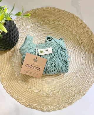 "One Tripper" HUGE Mesh Market Bag -Me Mother Earth