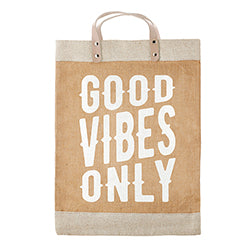 Good Vibes Only - Large Market Tote