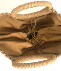 Hand Woven Straw Hobo Handbag - Lehua