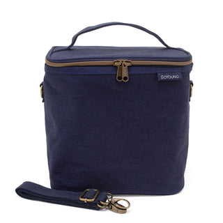 Buy navy SoYoung Lunch Pouch - Linen