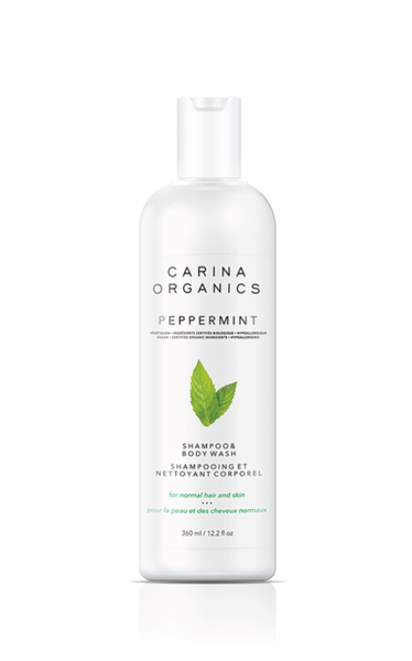 Carina Organics — Peppermint Shampoo & Body Wash (360ml)