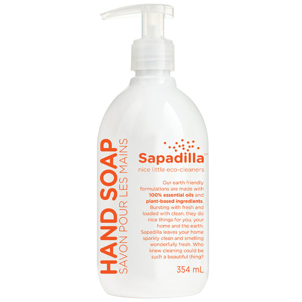 Sapadilla Hand Soap, Grapefruit + Bergamot,  354ml