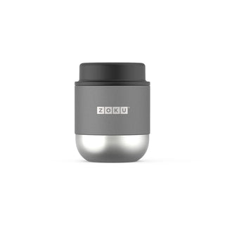 Zoku — Stainless Steel Food Jar (10oz, Grey)